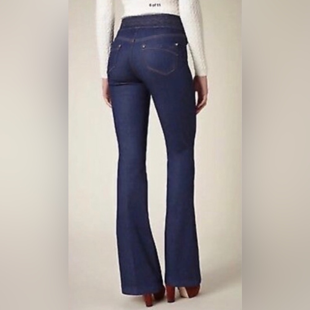 Karen Millen Dark Blue Flared Jeans